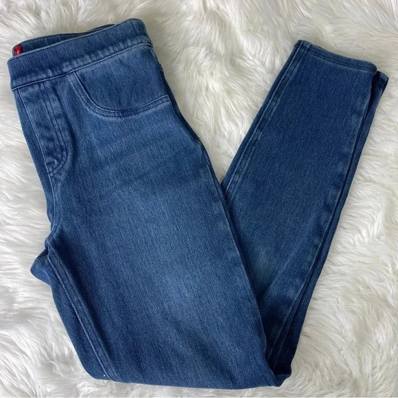 Spanx Pull On High Waist Jean-ish Denim Leggings Size Small 4/6 - Picture 1 of 7